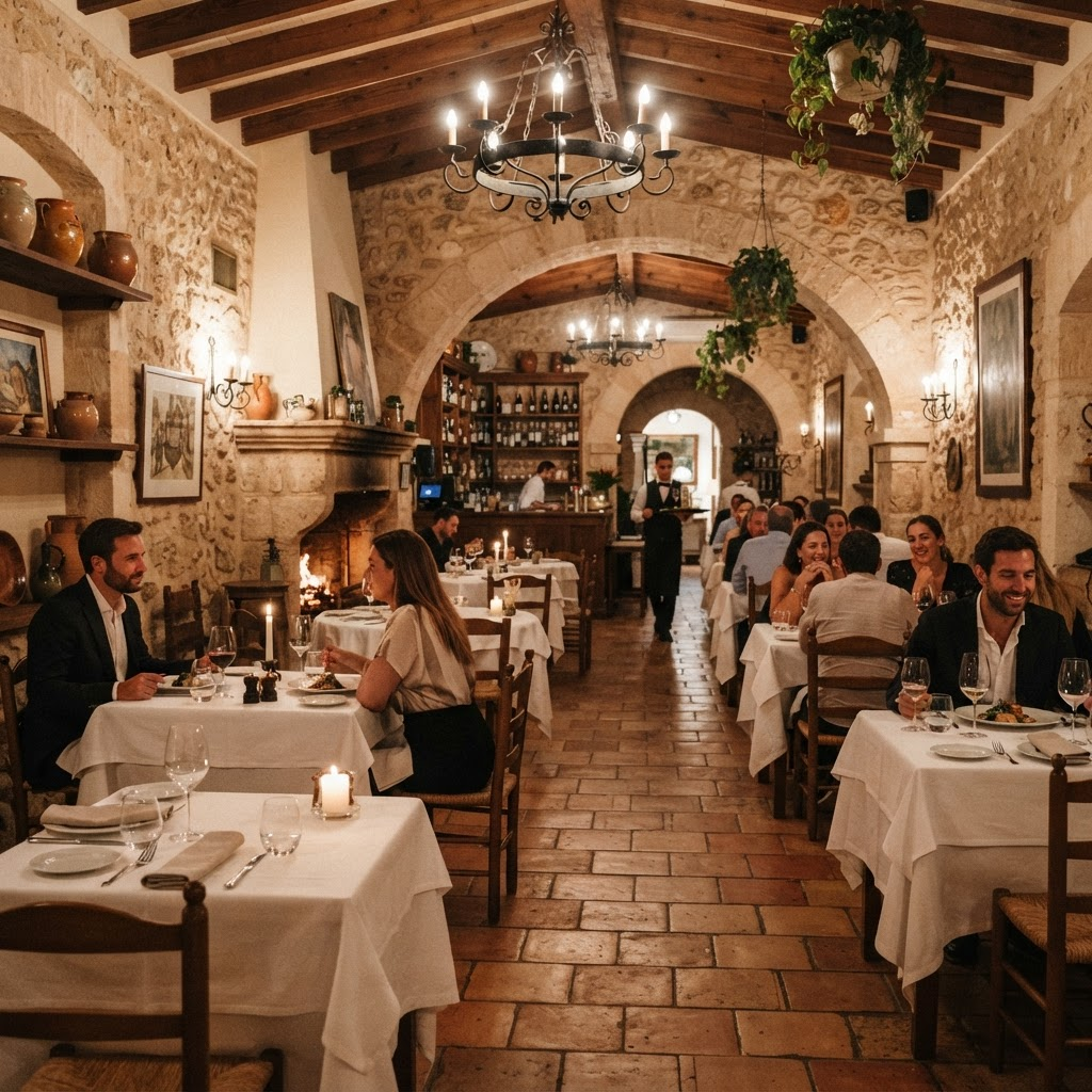 Interior del restaurante La Mesón